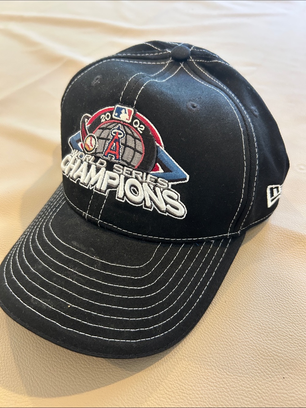 New Era Black Anaheim Angels World Series Champions Hat